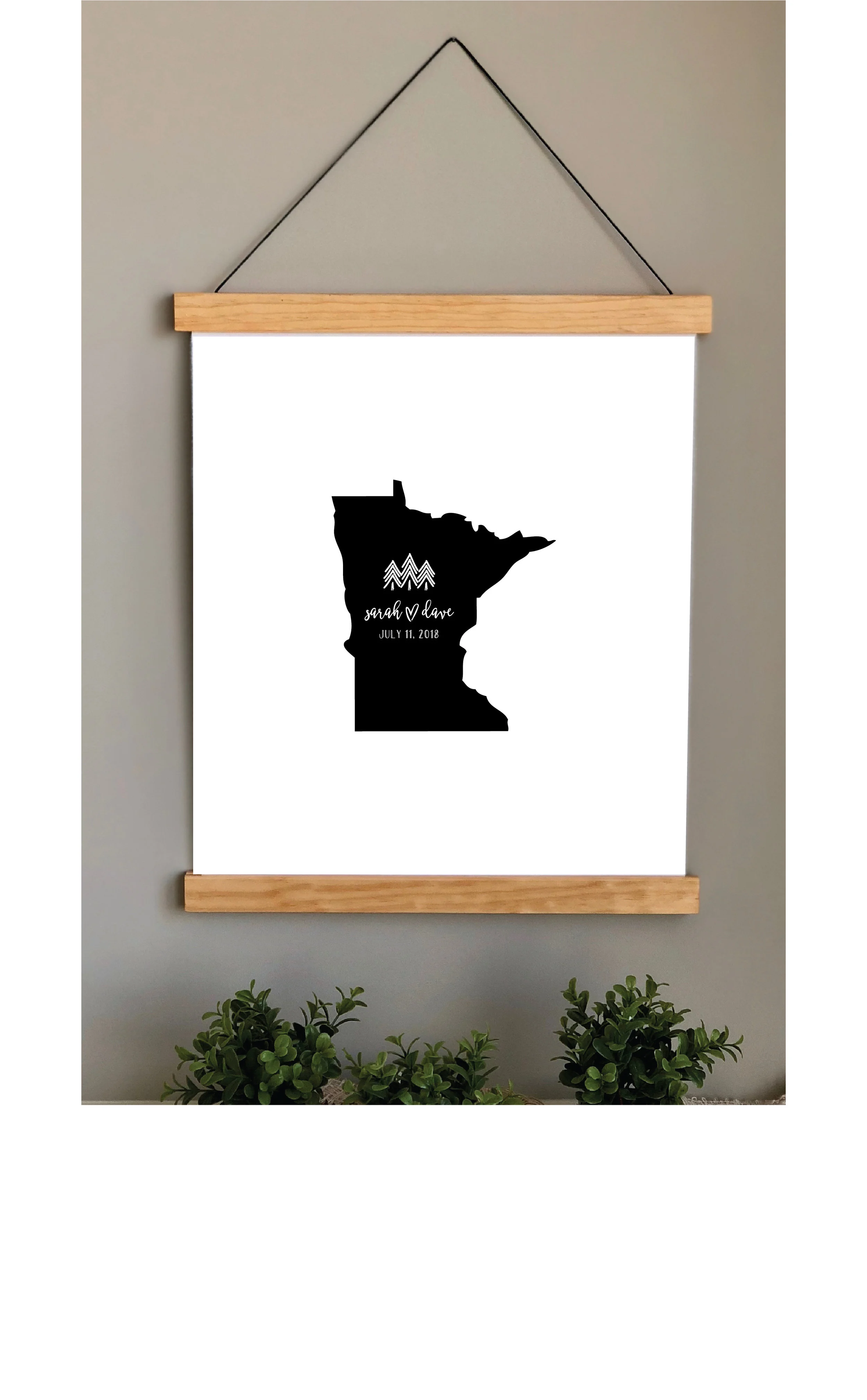 Personalized Minnesota Poster