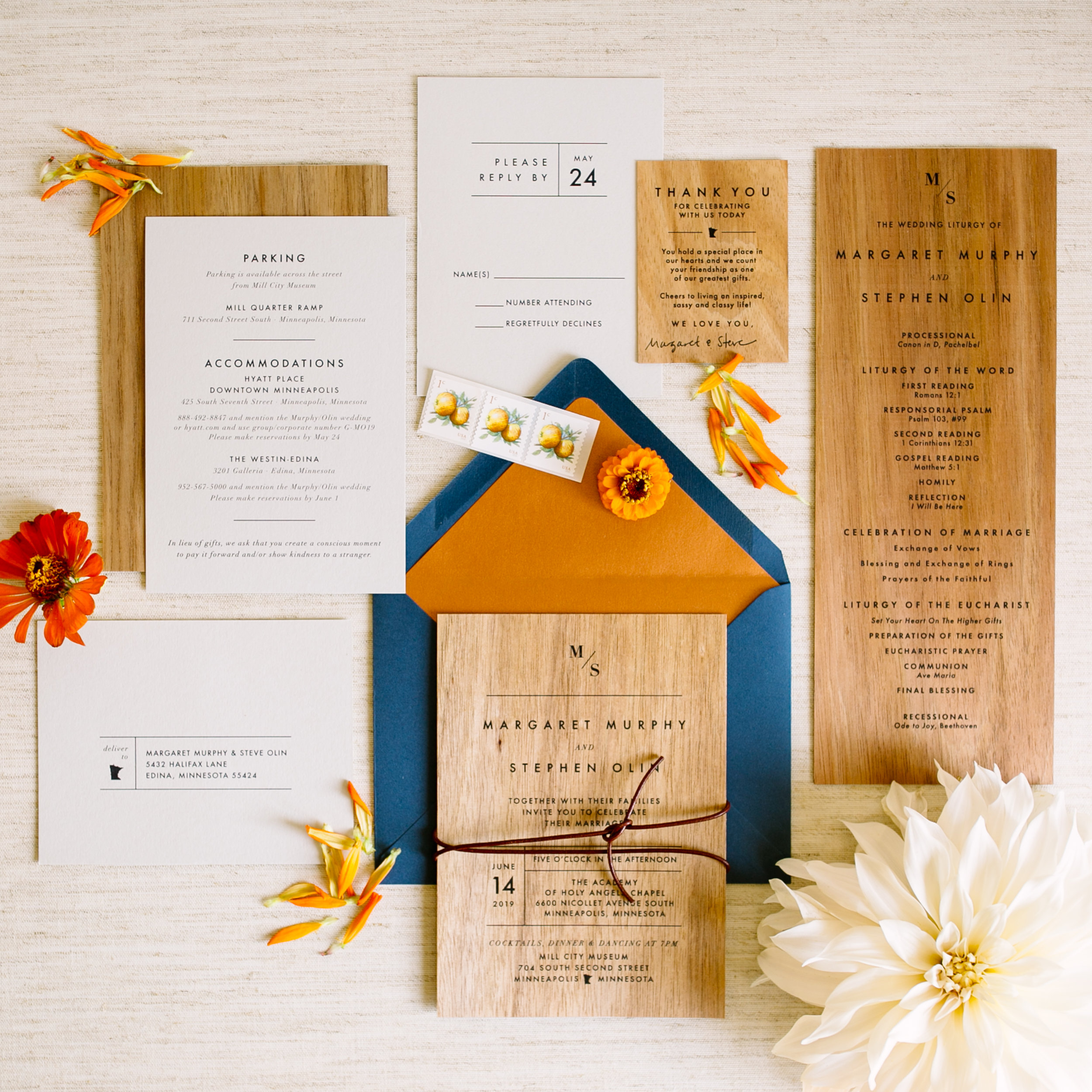 Wood Invitations