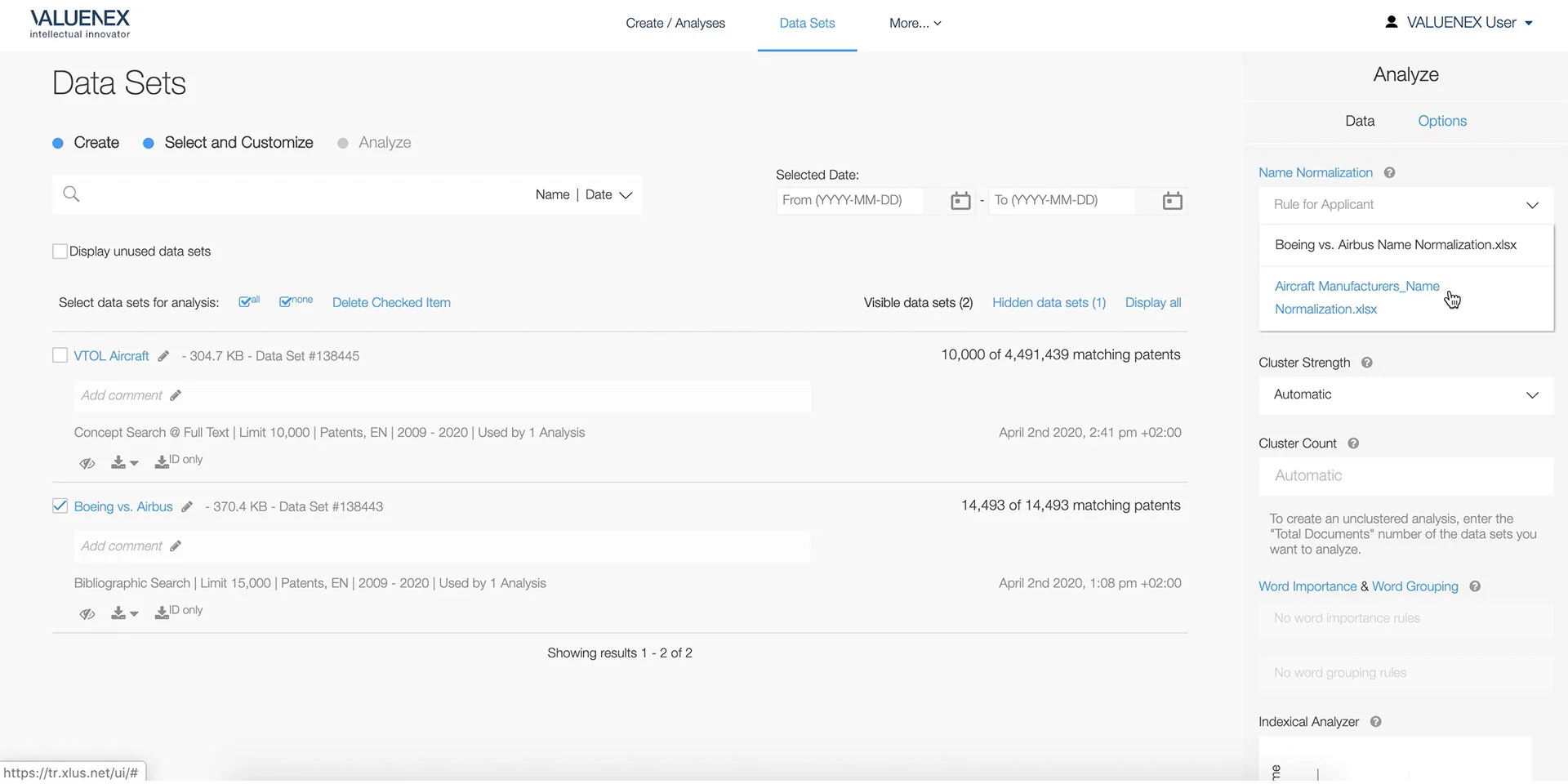 Applying Name Normalization