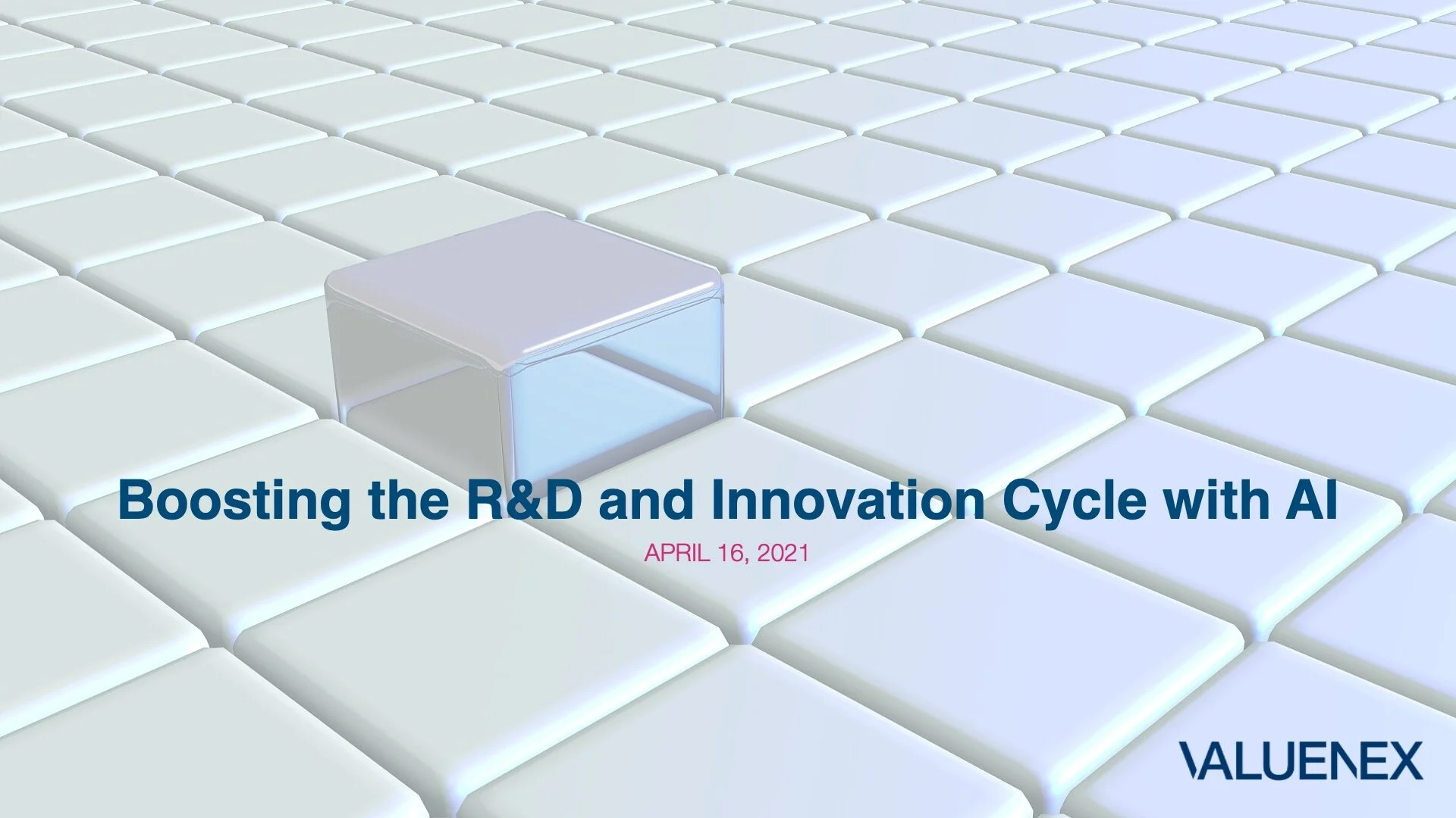 Presentation on Boosting R&D and Innovation Cycle by AI