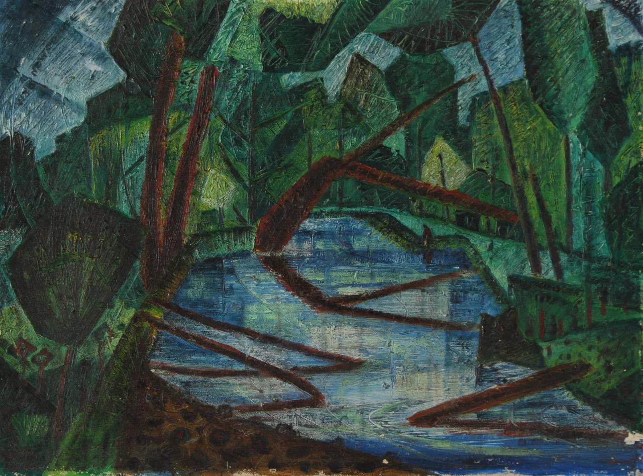 William Newcombe, A Bracebridge Stream, 1949