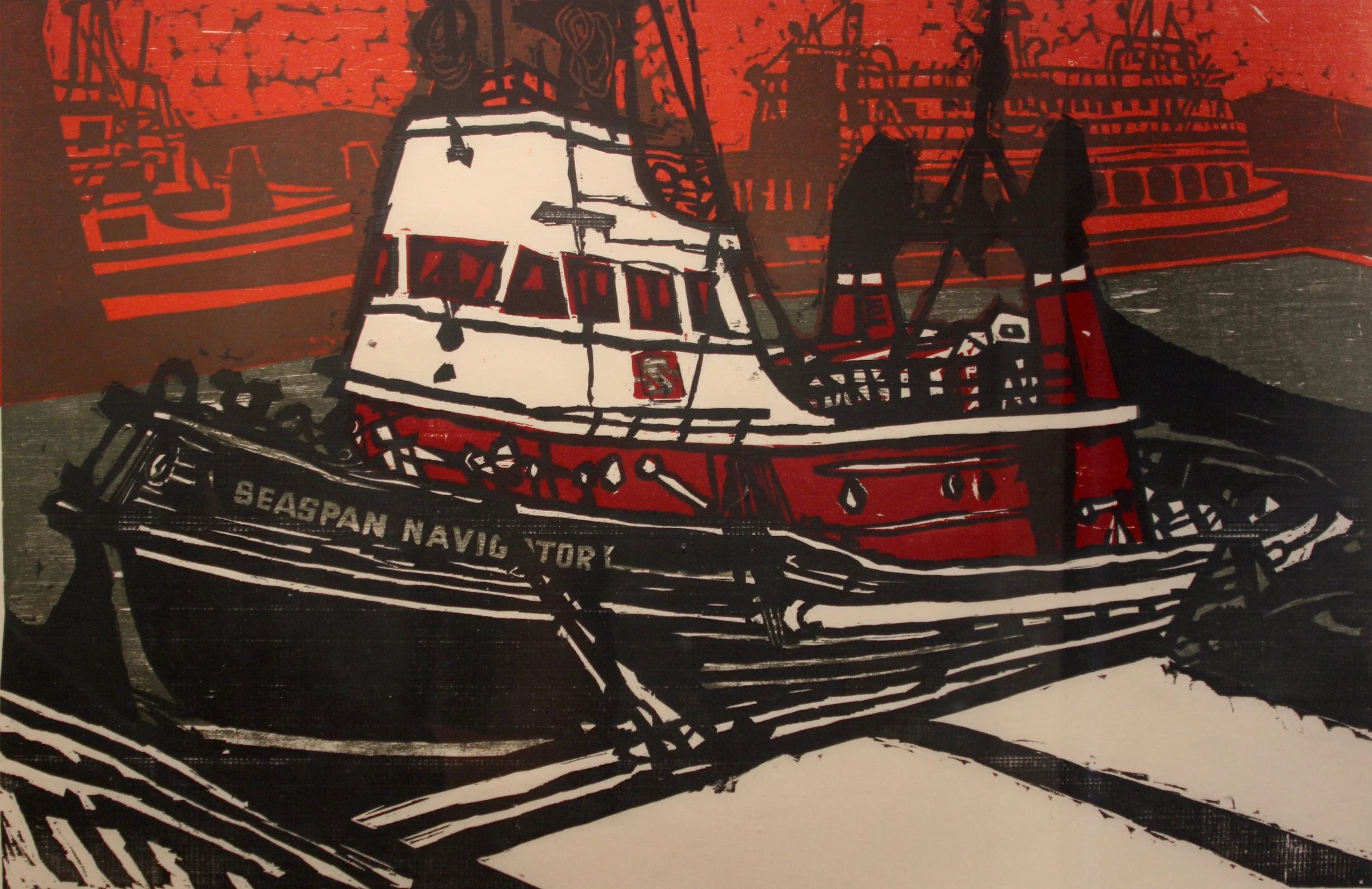 Alistair Macready Bell, North Shore Tugboat