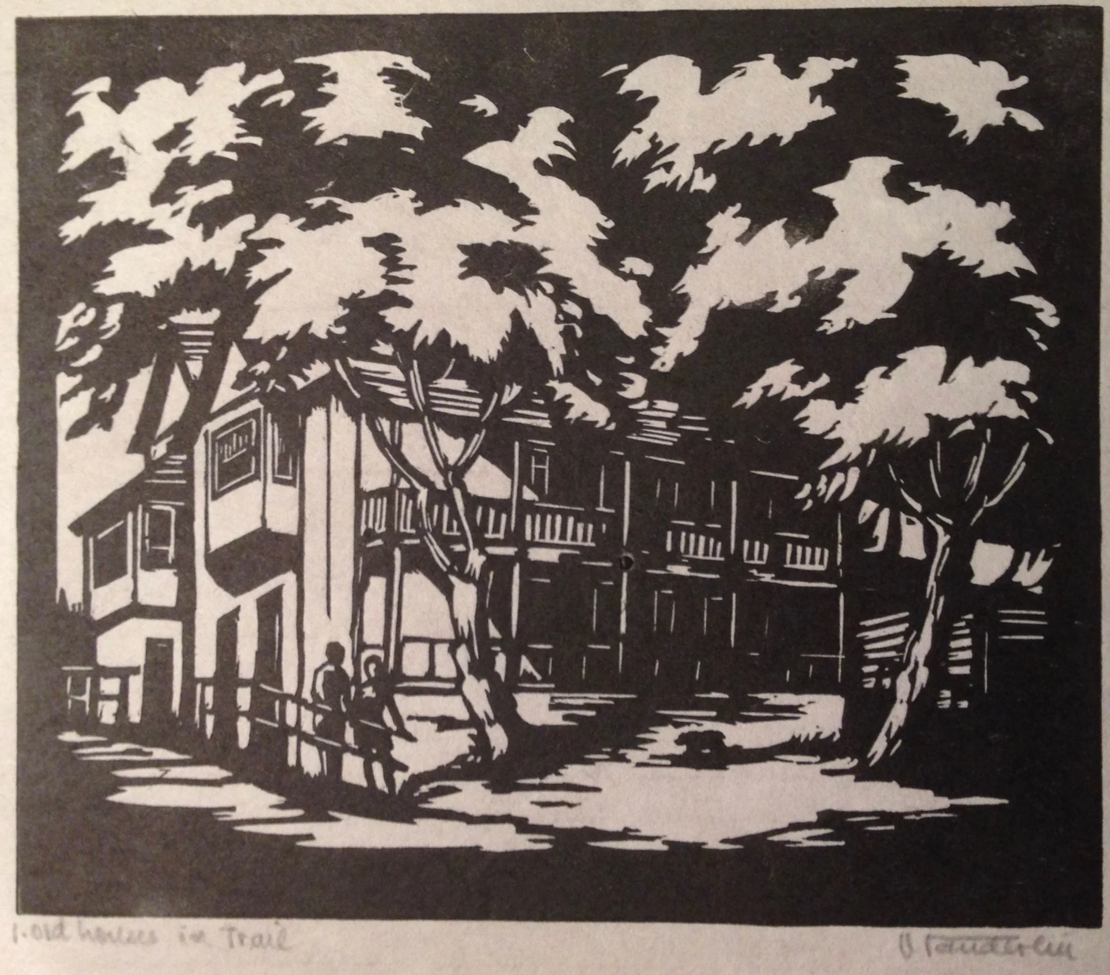 Velen Fanderlik, Old Houses in Trail