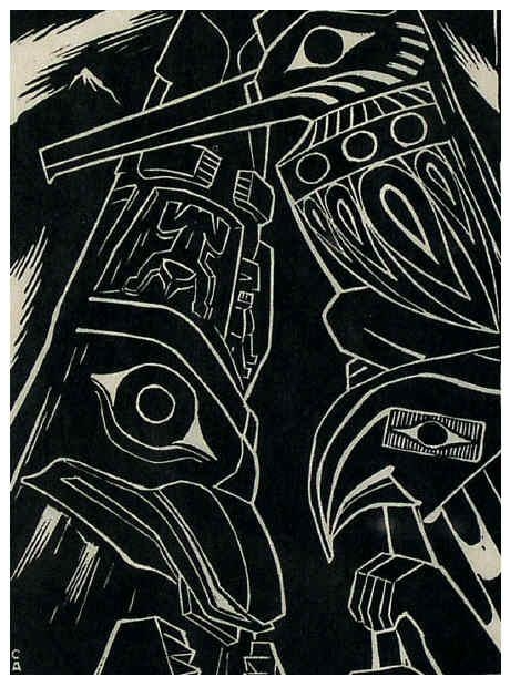 Caven Atkins, Totem Poles, 1931