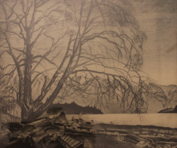 Orville Fisher, Alder Tree Grantham's Landing, West Howe Sound, 1937