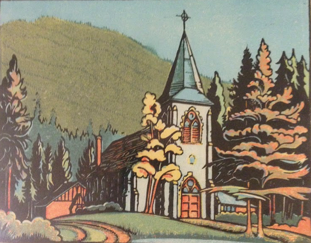 Margaret Shelton, St. Georges Church Banff, 1978