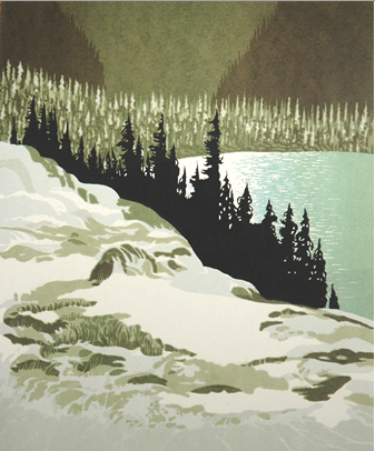 George Weber, Larix Lake, Sunshine, Banff, 1983