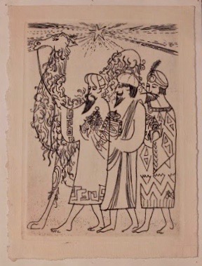 Georges Kuthan, Three Kings Christmas Card