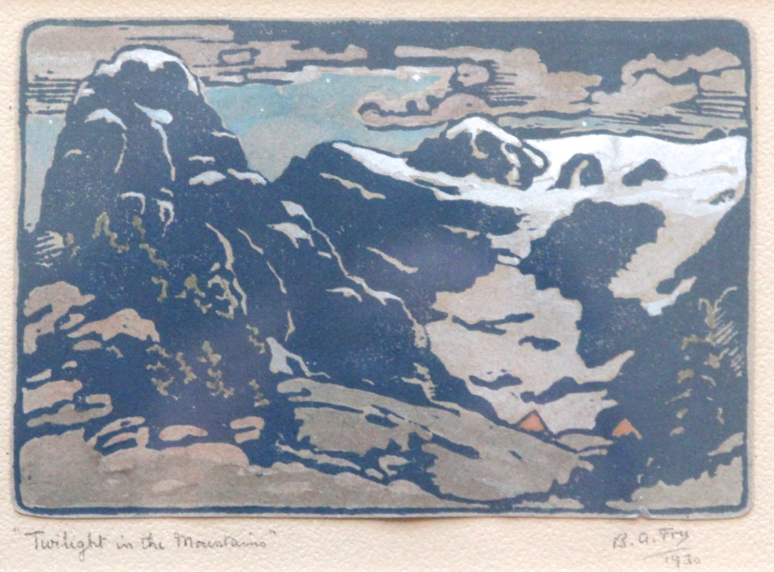 Bessie Adelaide Fry, Twilight in the Mountains, 1930