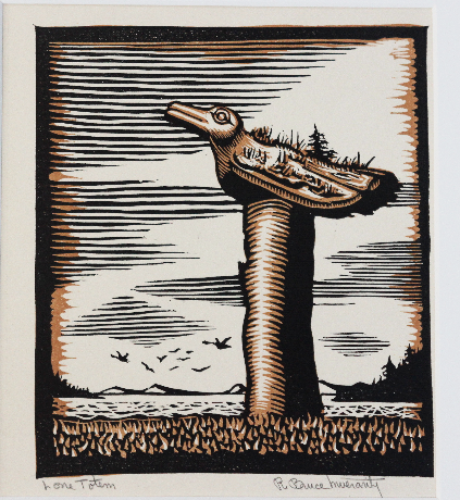 Robert Bruce Inverarity, Lone Totem, ca. 1935