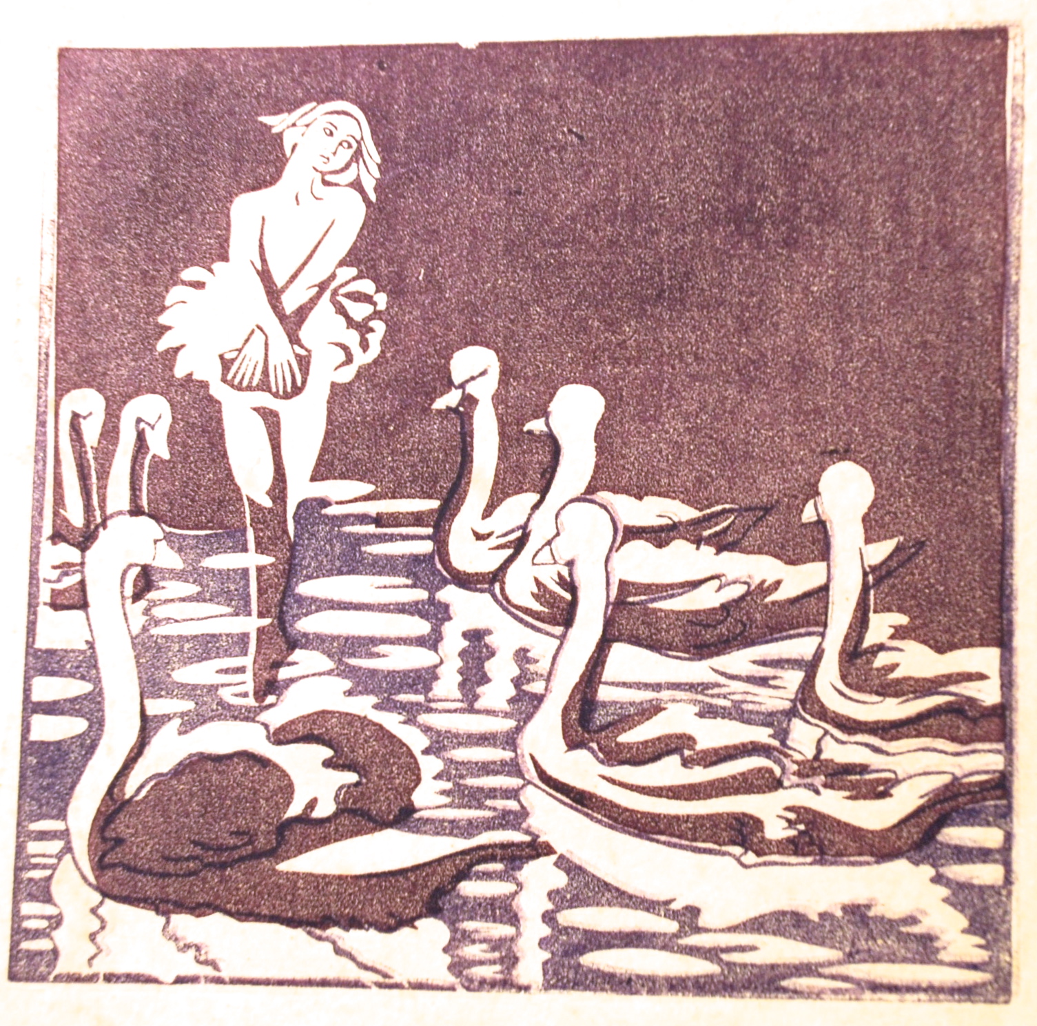 Peggy Barton, Swan Lake, (purple), ca. 1937