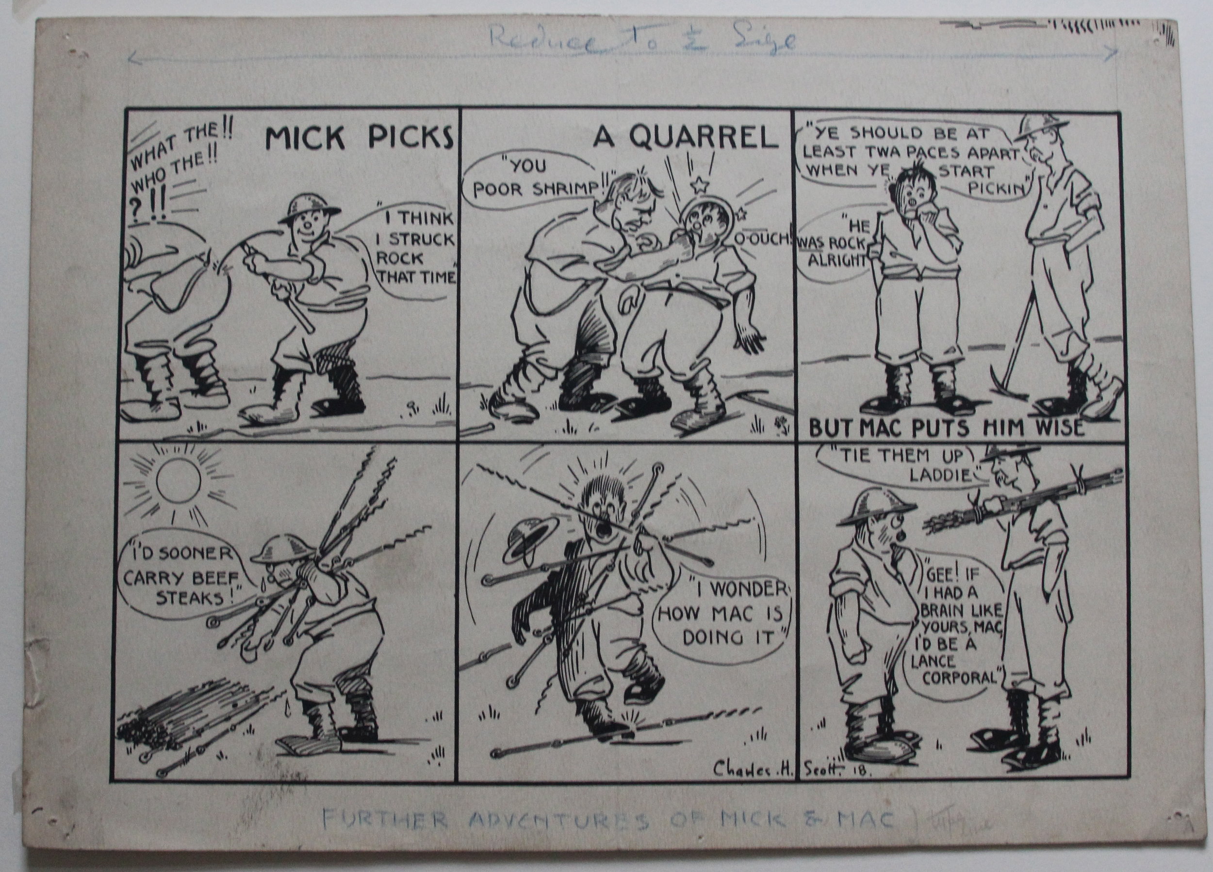 Charles H. Scott, Mick Picks a Quarrel, 1918