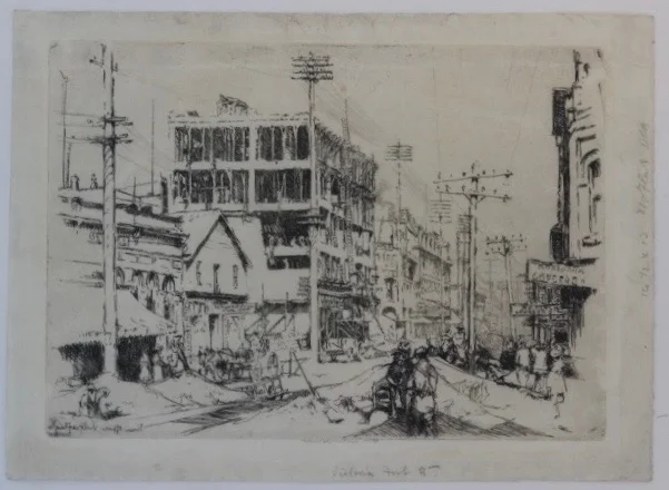 Earnest Lumsden, Fort Street, Victoria BC, 1910