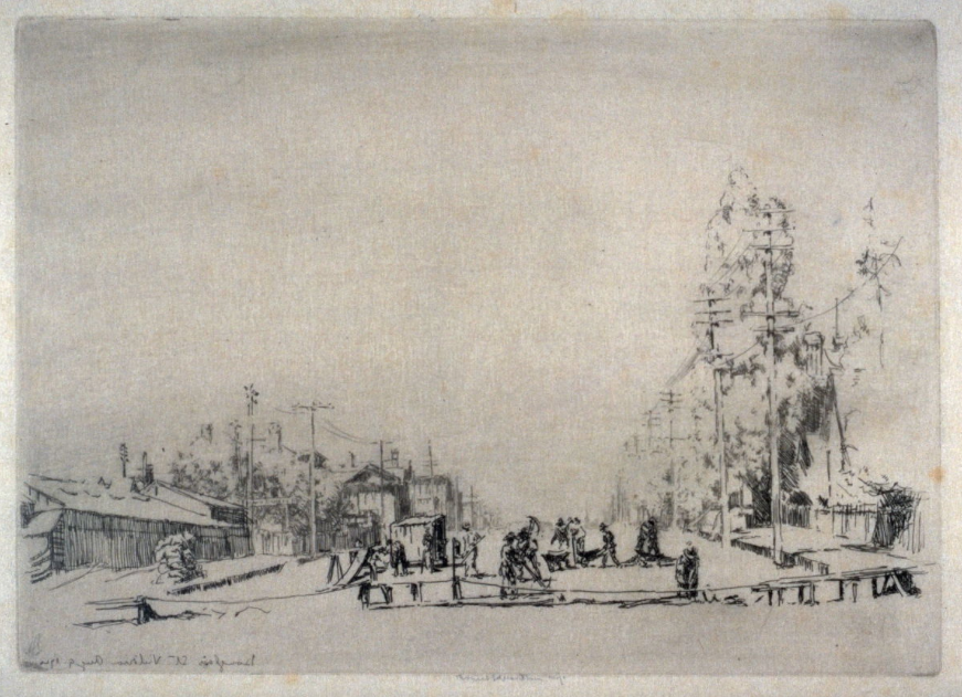 Earnest Lumsden, Douglas Street, Victoria BC, 1910