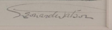 Leonard Watson's signature