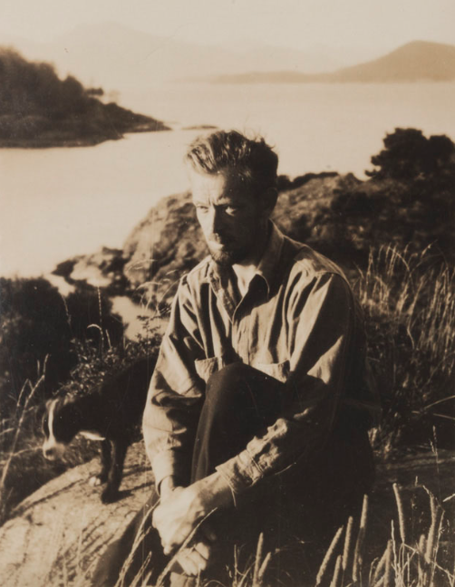 Jock Macdonald in Nootka Sound, c. 1935-36 Photo: Vancouver Art Gallery Archives