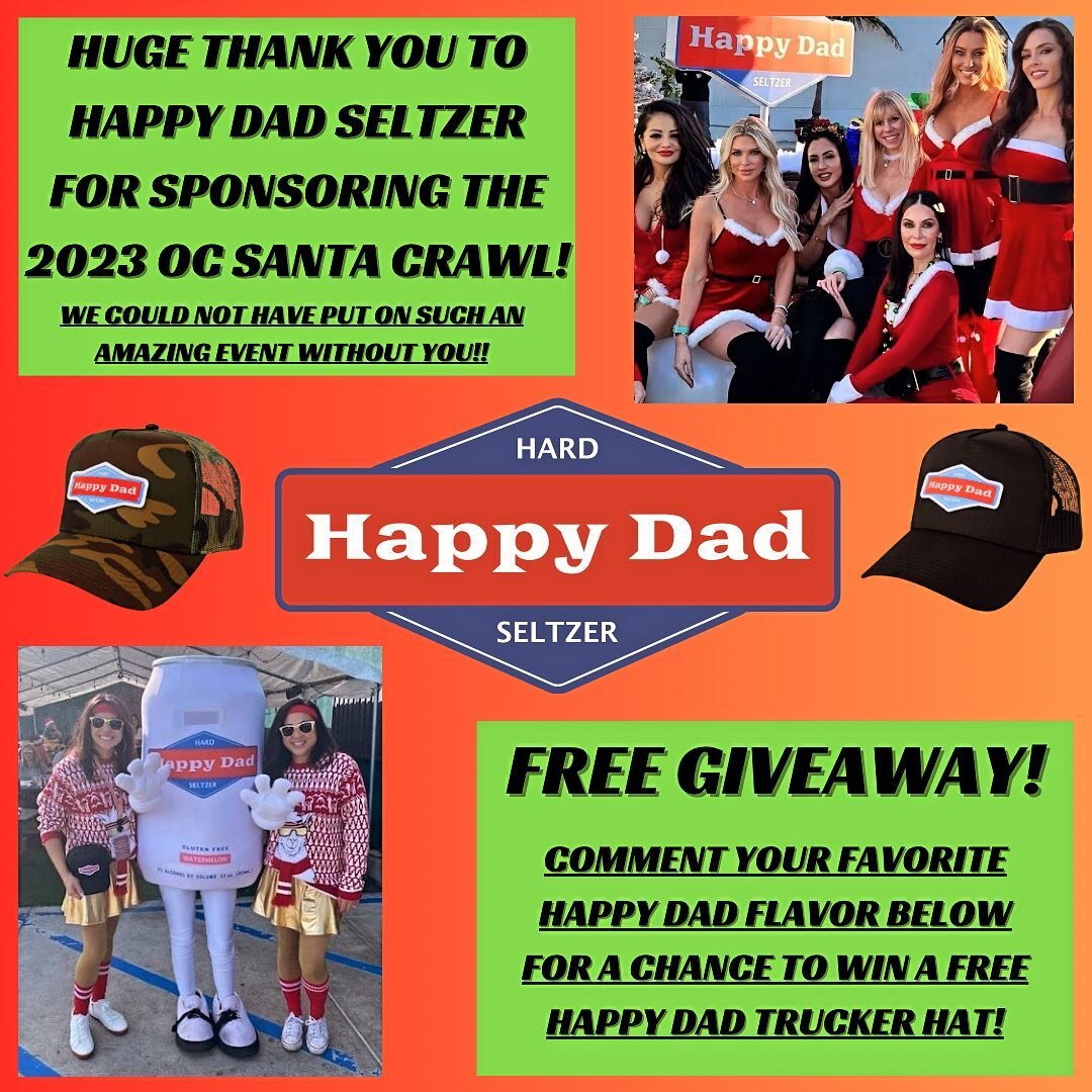 We couldn&rsquo;t be more grateful for @happydad and they&rsquo;re amazing staff! 🙏🏽 

From bringing the Happy Dad mascot himself to handing out free merch all day long to offering drink specials all over the place and so much more! 🎉 

FROM the O