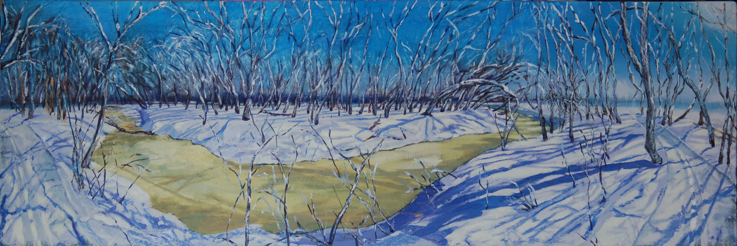 Skiing Dead Horse Creek