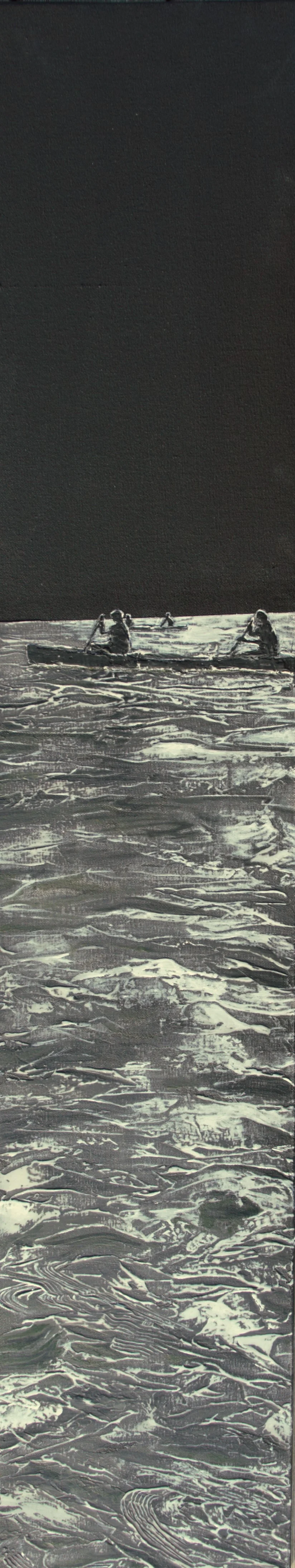 Panel Two: Two canoes on Winnage