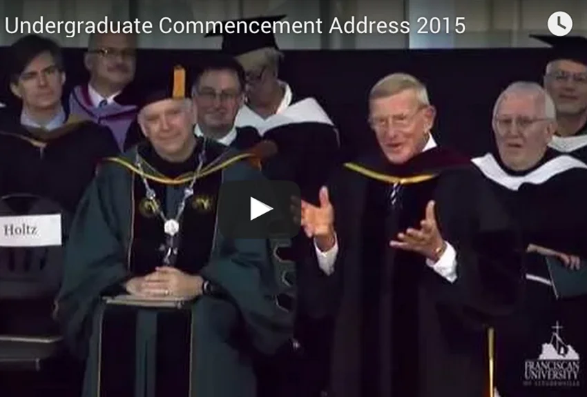 Lou Holtz: Undergraduate Commencement Address