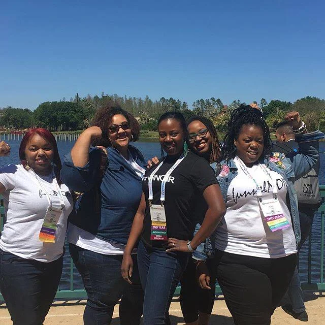 Funnel Hacking Live 2018 (pictured left to right: Akilah, Dani, LaTisha, Natisha & Kim)