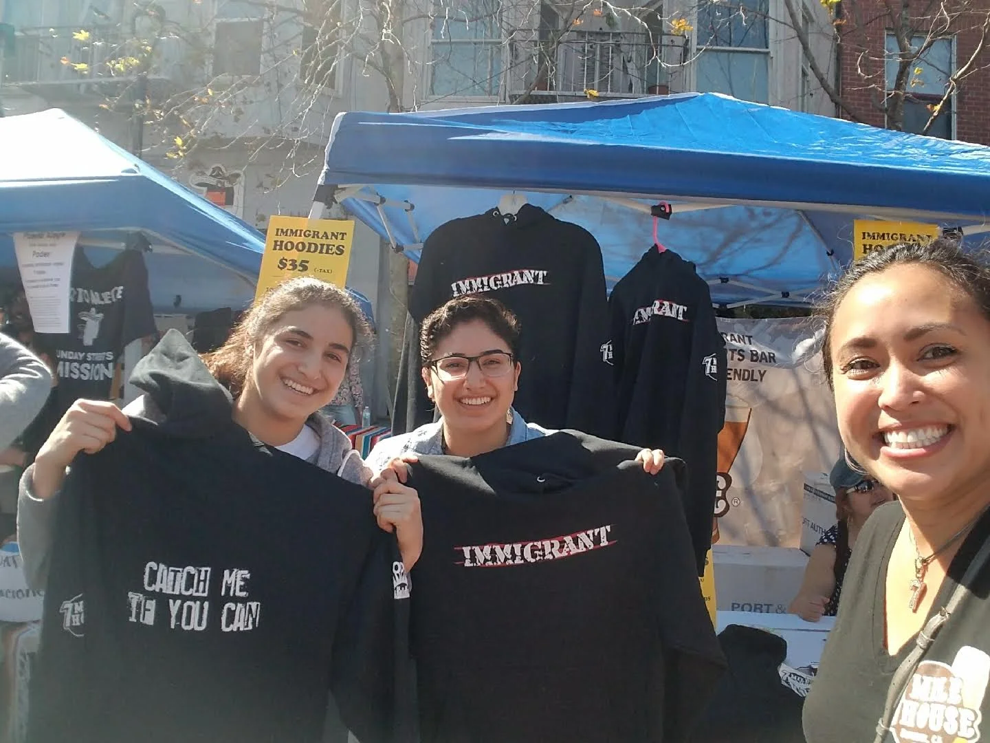 Immigrant Hoodies to Benefit Poder SF