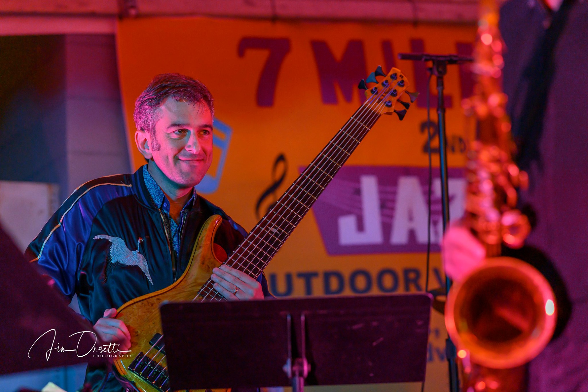 Aaron Germain at the 2nd Annual 7 Mile House Jazz Fest 2019
