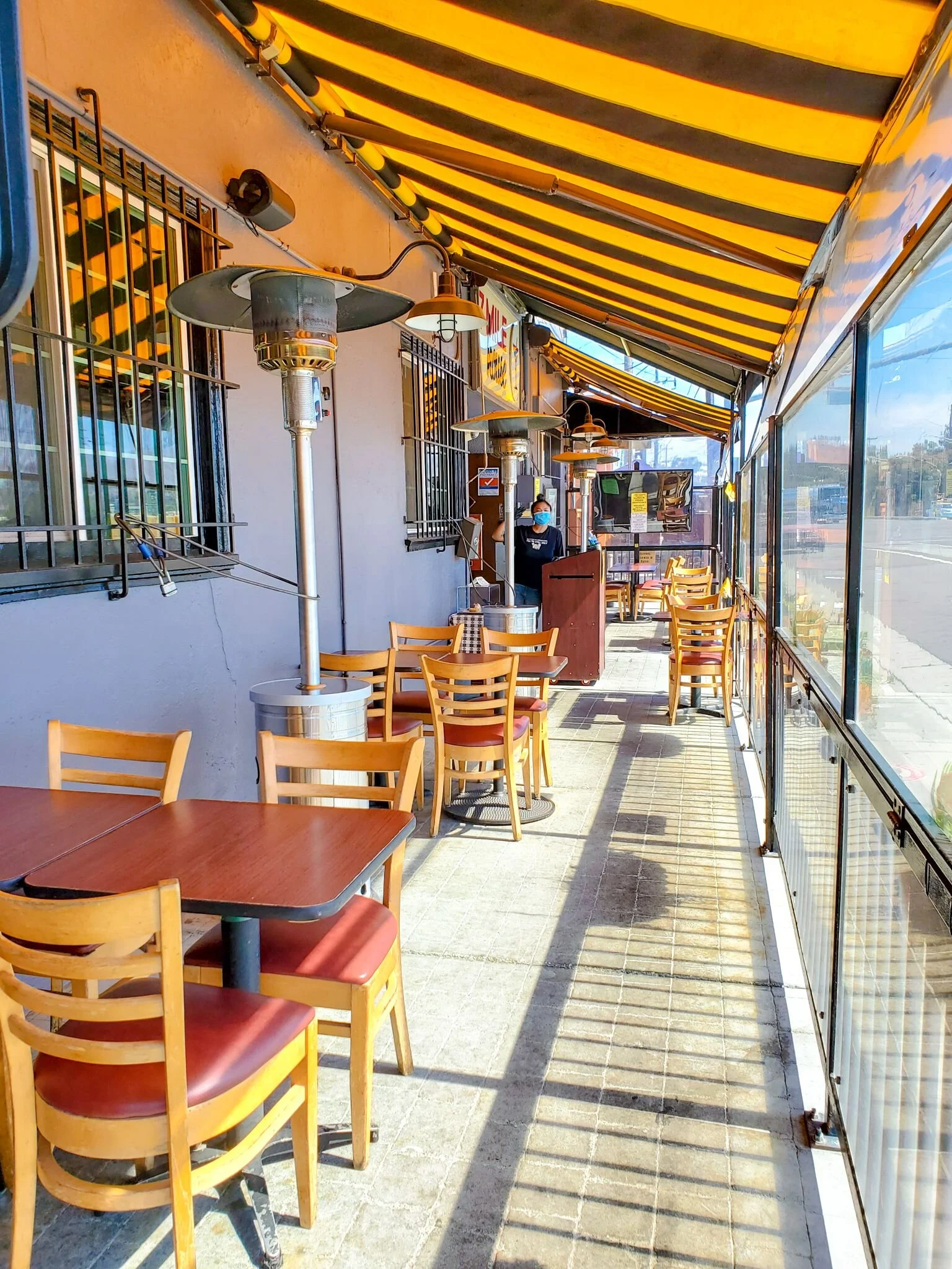 Expanded &amp; Protected Outdoor Dining