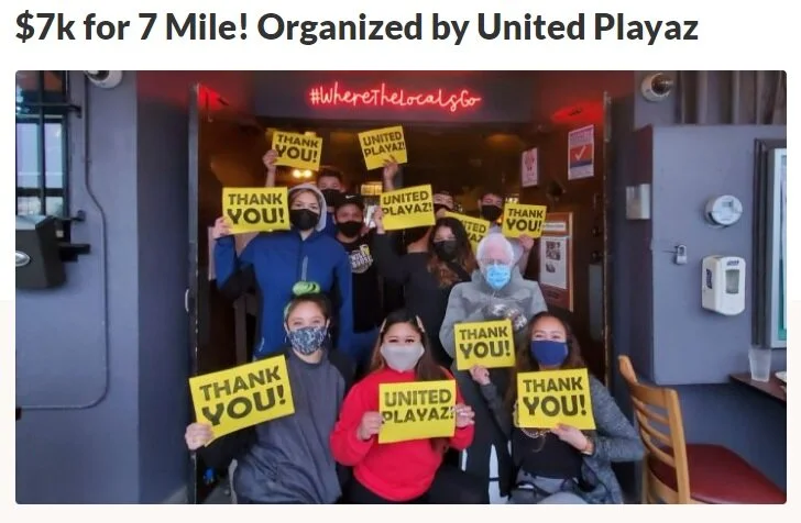 United Playaz Raises $9,150 To Keep 7 Mile House Open!