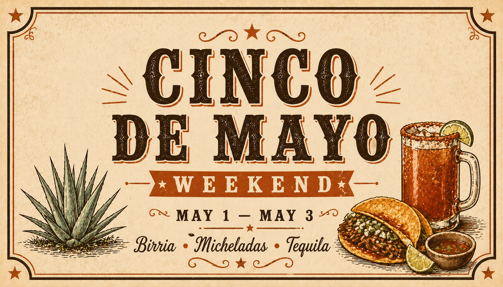 Cinco de Mayo Weekend at 7 Mile House | Birria, Micheladas &amp; Tequila Specials