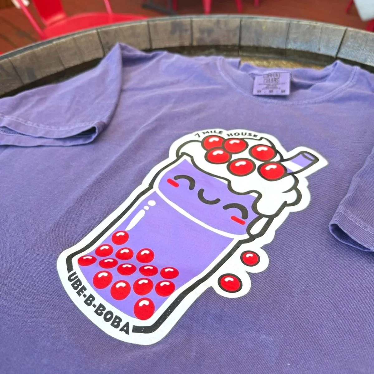 Ube-B-Boba Crew Neck Shirt