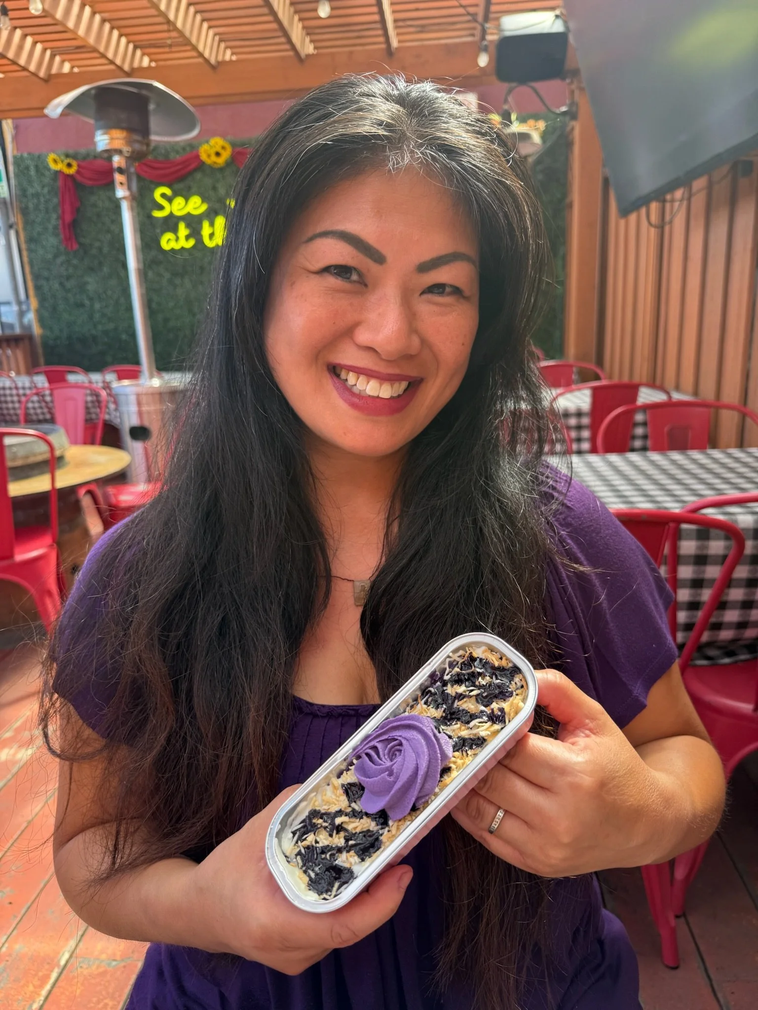 Rosalie's Ube Cheesecake