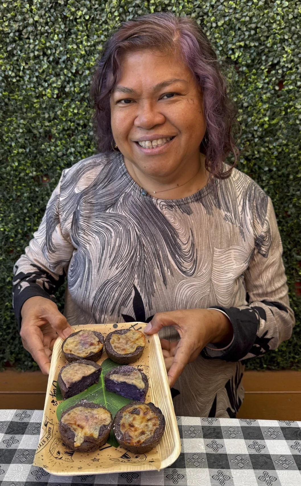 Lalaine's Ube Cassava Cupcakes