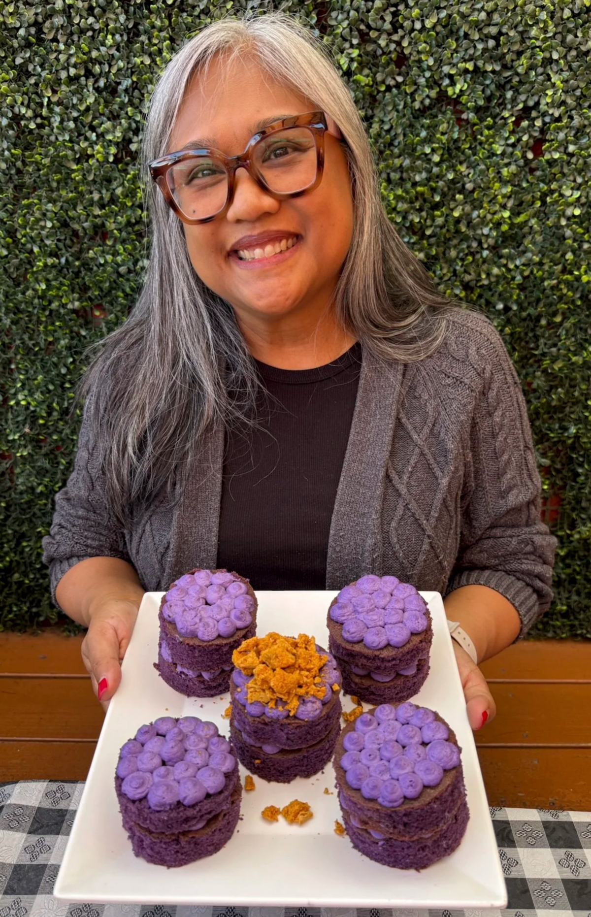 Kathy's Ube Crunch Cake