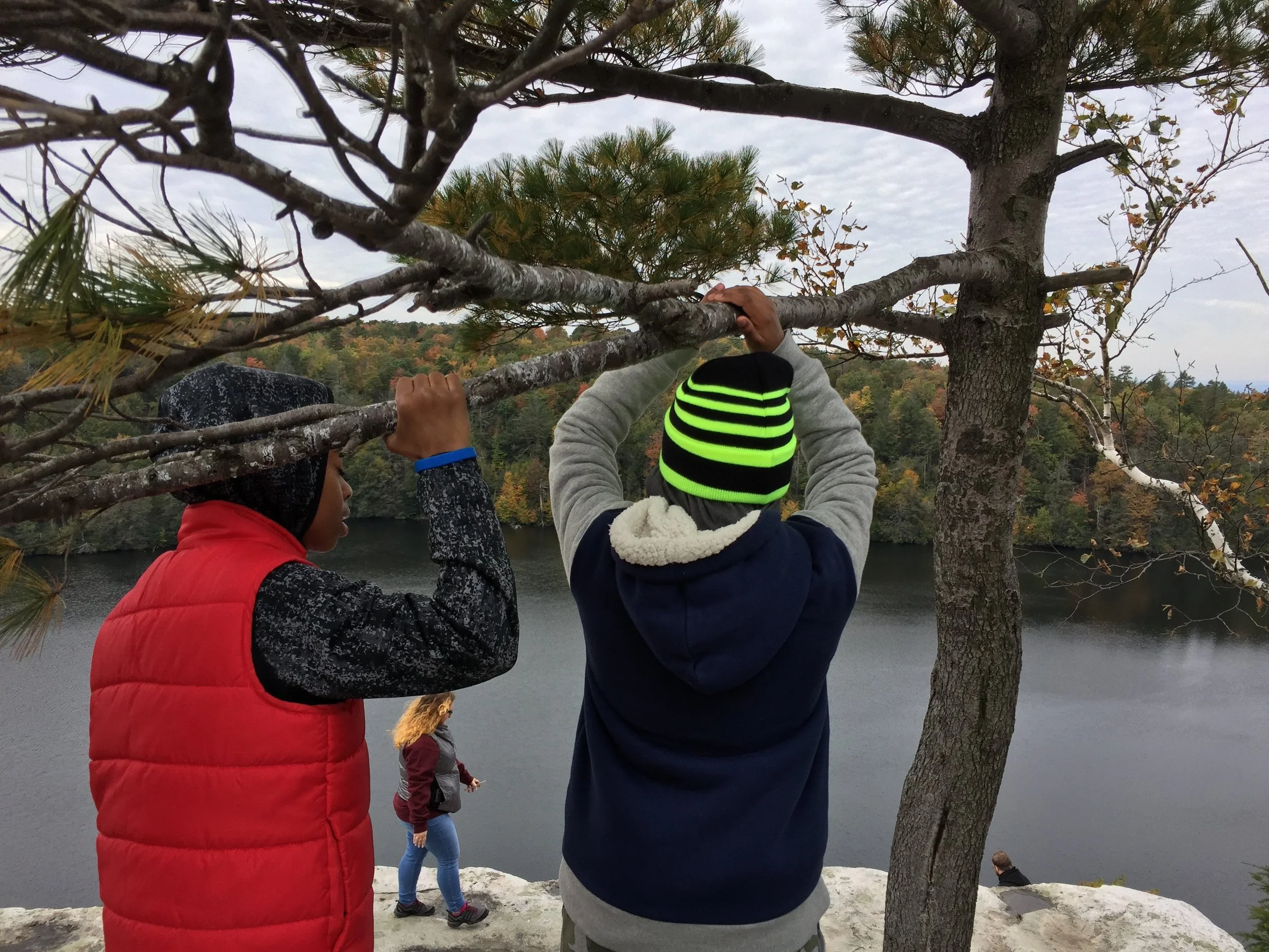 Checking out the sweet scenery!