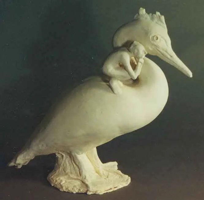 Bird Rider, porcelain