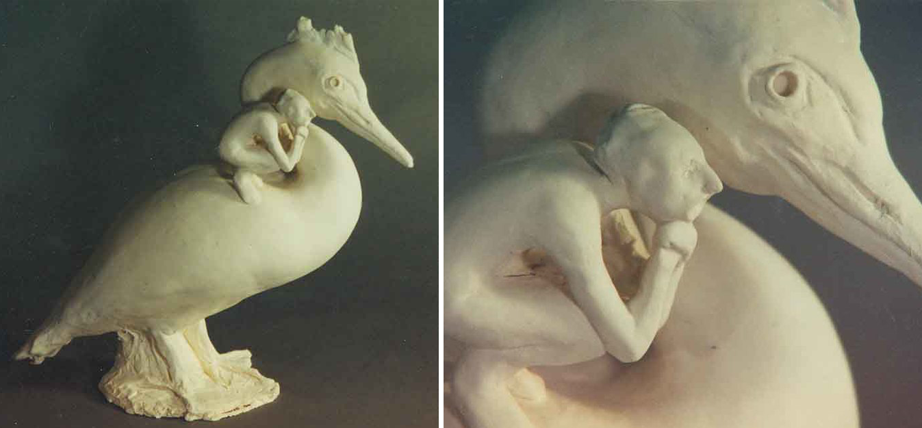 Bird Rider Porcelain