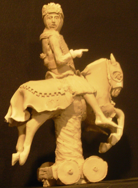 White Knight Porcelain, gold leaf