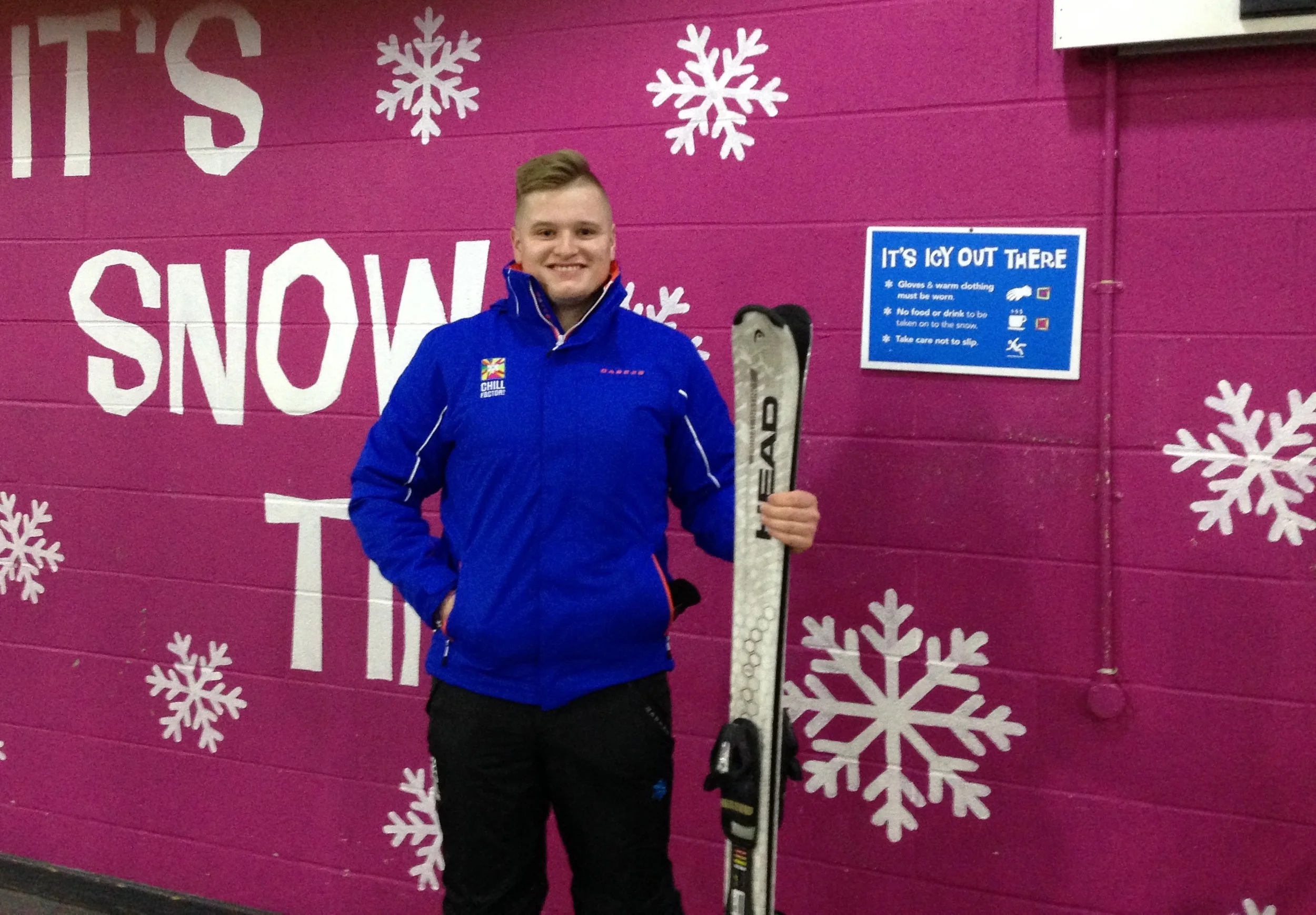 Going to my first press event with Crystal Ski