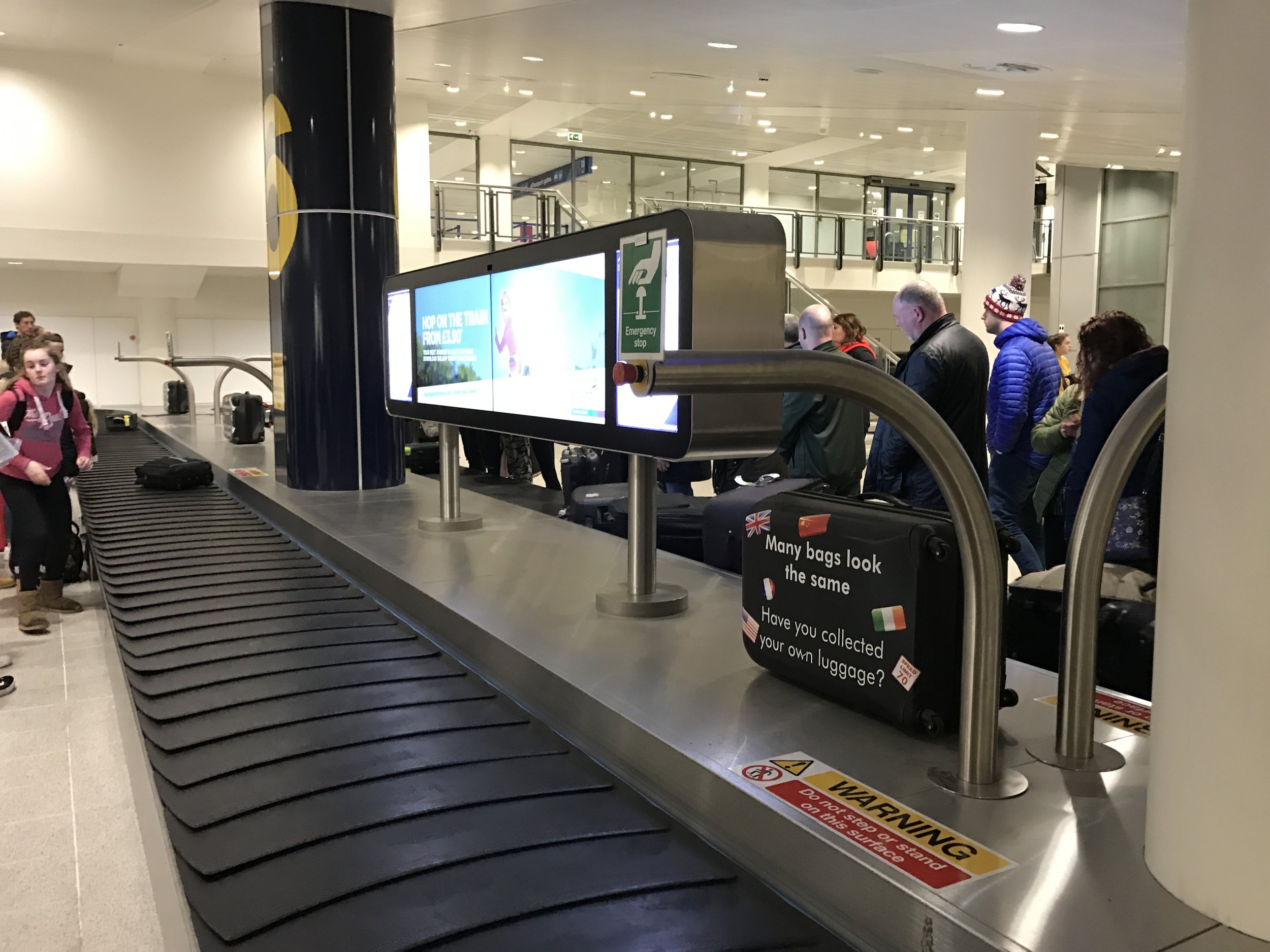 Waiting for your hand luggage to arrive can be a pain.