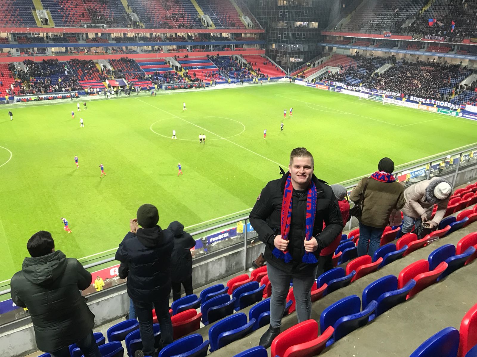 Going to a football game in Russia was a great experience - despite being a foreigner.