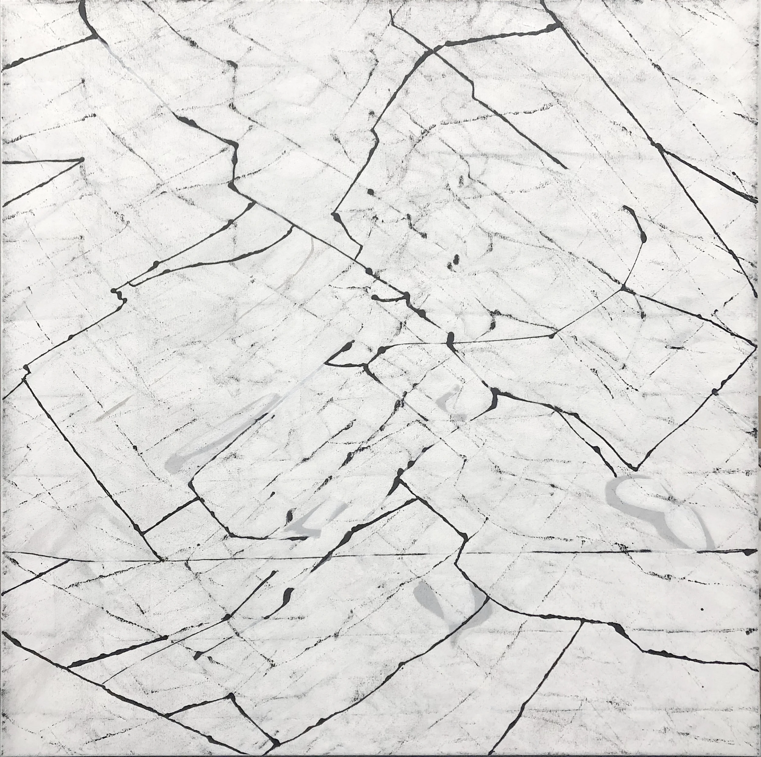 Furl, 36x36, Oil on Canvas
