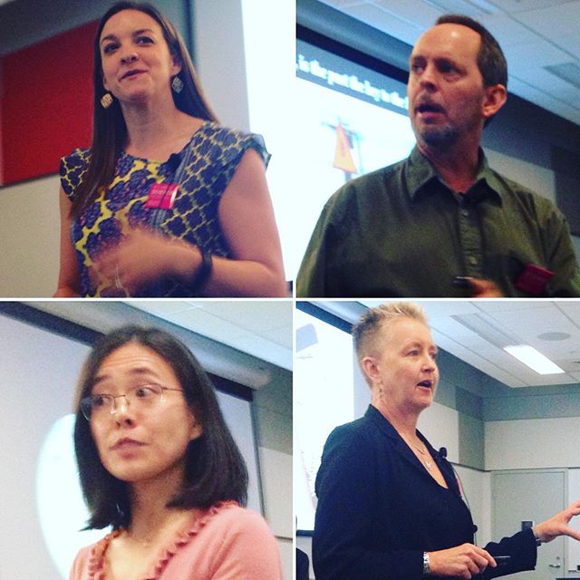 #atlscifest four provocative talks on the Anthropocene epoch, we interviewed these profs after, podcast coming soon.