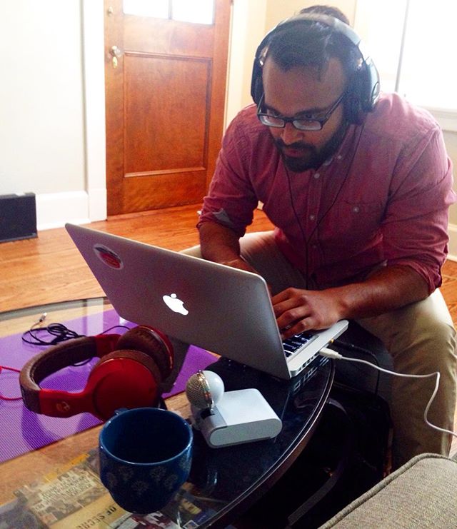 @heydavemathews hard at work editing our episode on #astronomy and #aliens ... It drops 4/12