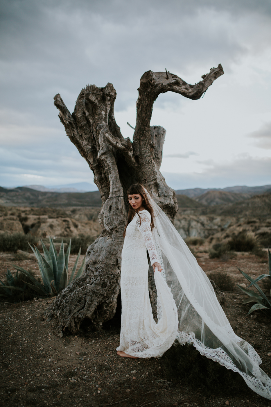 Boho bride style shoot