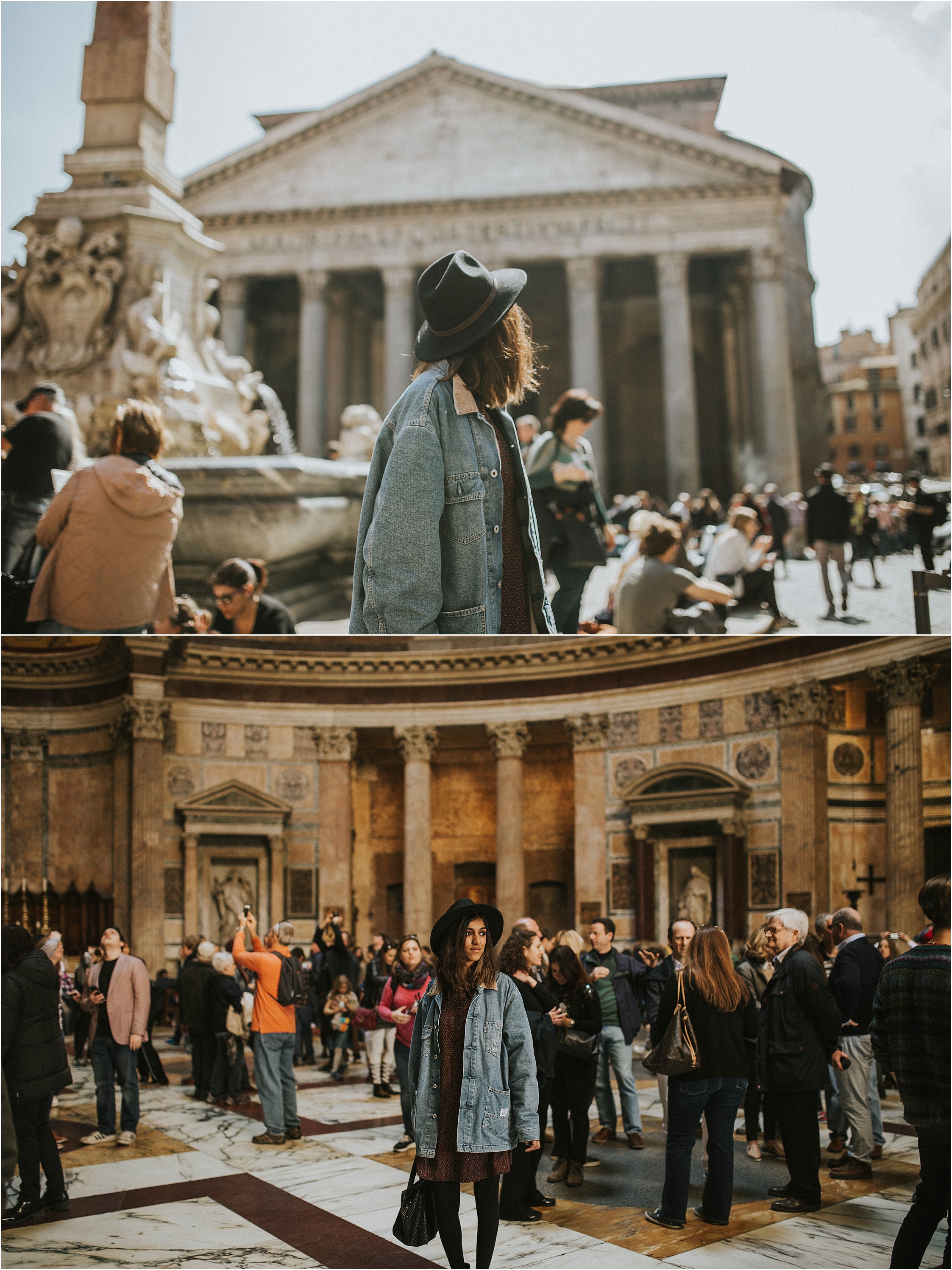 Monuments in Rome Italy