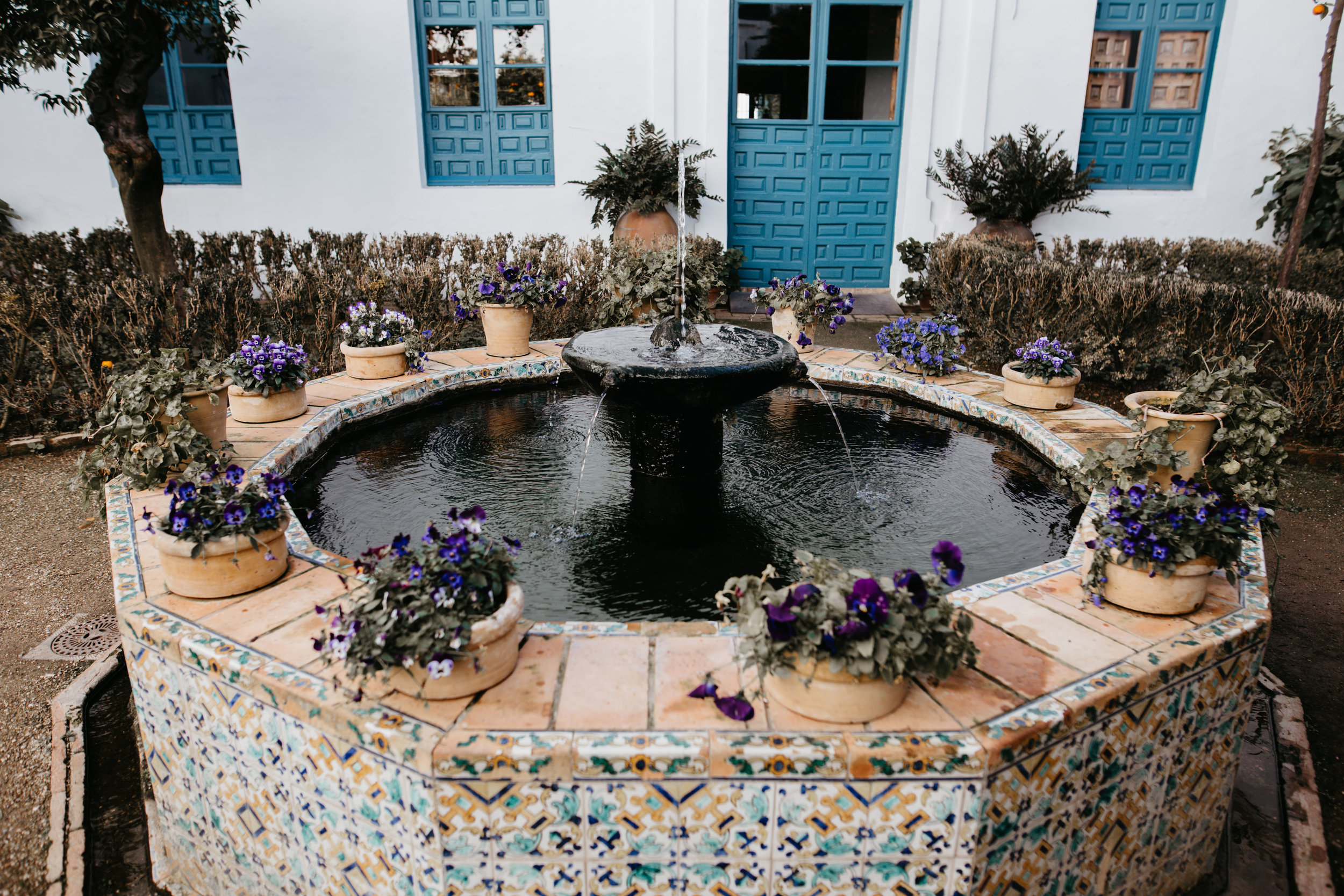 Spanish patio beautiful wedding venue