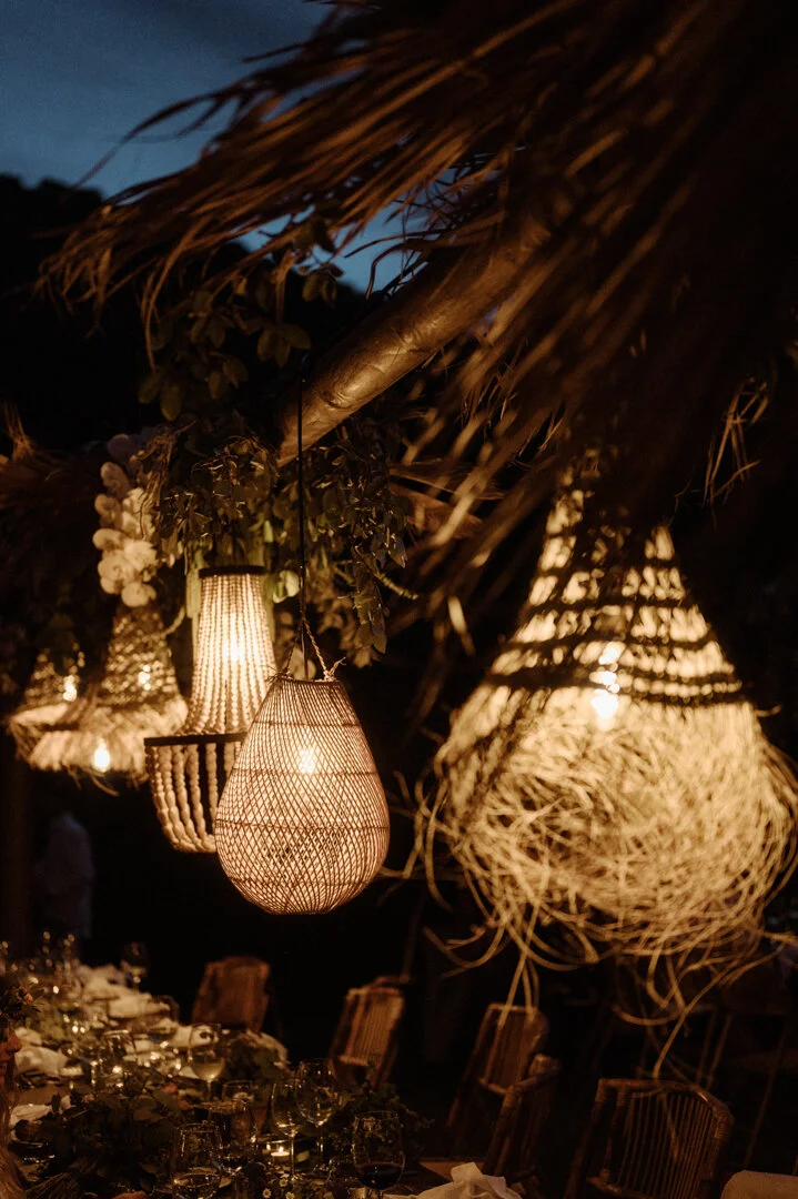 moroccan wedding lighting