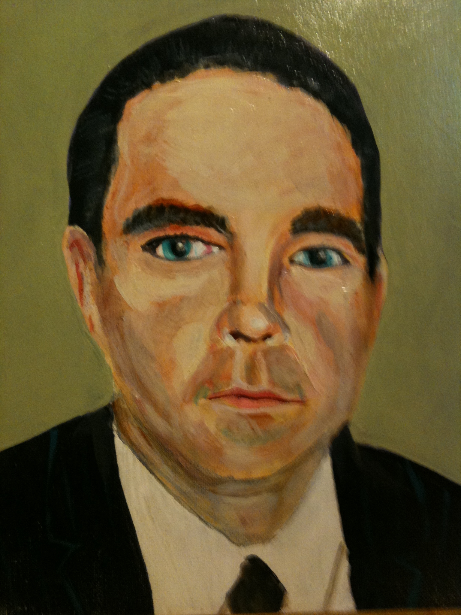 Chris.Oil on linen