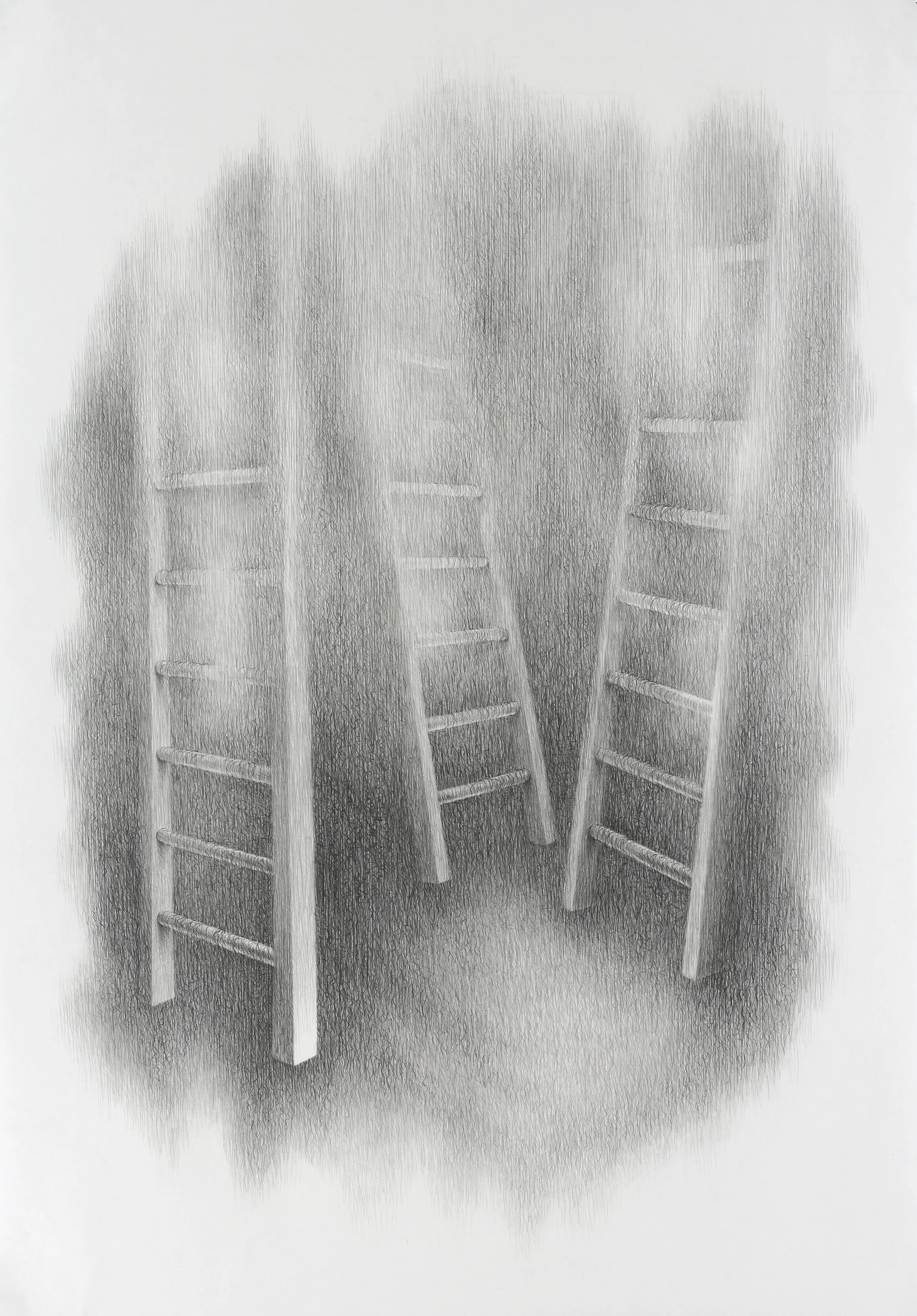 Homelessness (2004) graphite 43" H x 30" W